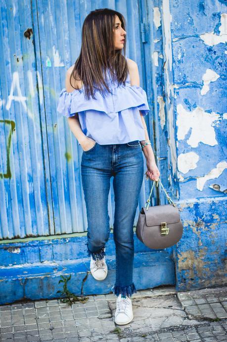 LIGHT BLUE ON DENIM BLUE LIGHT BLUE ON DENIM BLUE