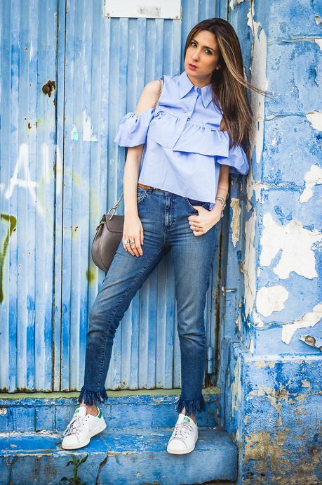 LIGHT BLUE ON DENIM BLUE LIGHT BLUE ON DENIM BLUE