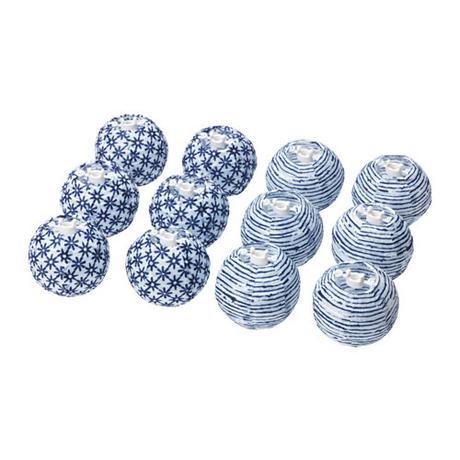 Ikea guirnaldas azules