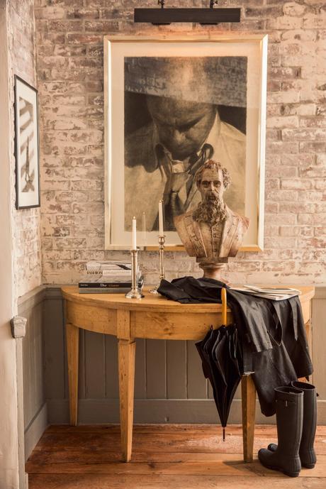 Decorar un merendero con estilo consola medio circulo