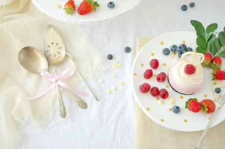 Mousse de queso y frutas del bosque #JaquealaReina