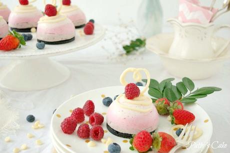 Mousse de queso y frutas del bosque #JaquealaReina