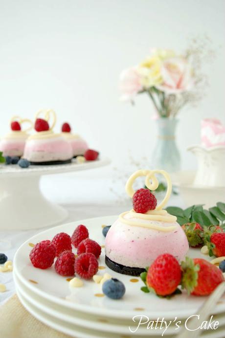 Mousse de queso y frutas del bosque #JaquealaReina