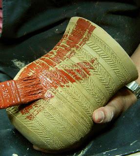 Réplicas de vasos campaniformes.