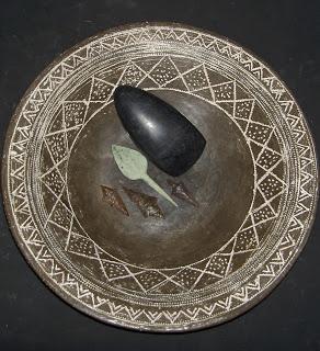 Réplicas de vasos campaniformes.