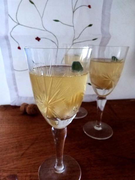 frutas + hierbas + espumante | para brindar en san valentín