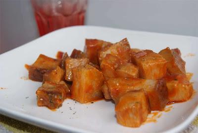 receta de papada picante con tomate