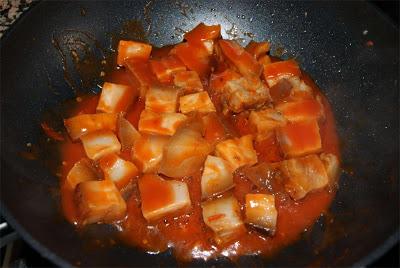 receta de papada picante con tomate paso 3