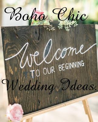 Wedding Decor Ideas - Boho Chic & Romantic Decor. - Bodas Estilo Boho - Chic.