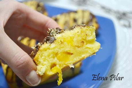 Bizcochitos de coco y nectarina