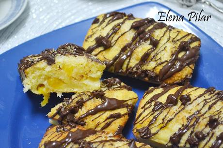 Bizcochitos de coco y nectarina