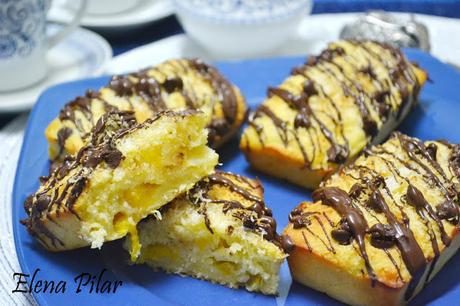 Bizcochitos de coco y nectarina