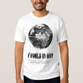A world in grey. John Dalton. Camiseta