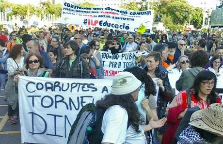 La ILP Educació con el 15M