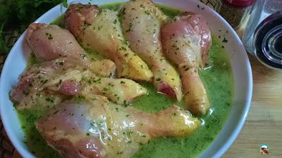 Muslitos de pollo al ajillo
