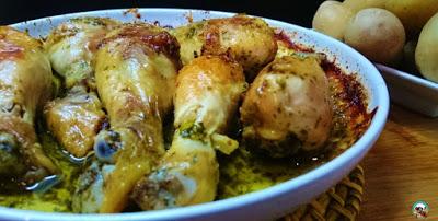 Muslitos de pollo al ajillo