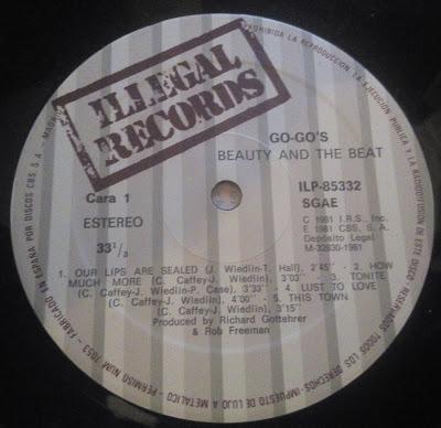 The Go Go's -Beaty and the best Lp 1981
