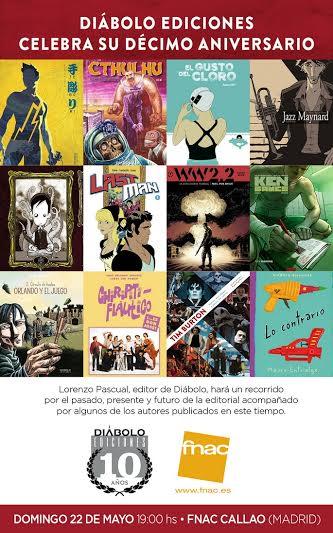 Diábolo Ediciones celebra su 10º aniversario