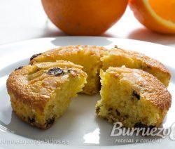 Tortas de naranja con chocolate Tortas de naranja y chocolate de Burruezo congelados