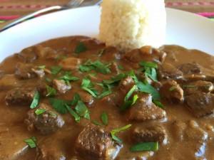 Stroganoff de vacuno