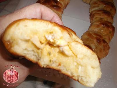 Corona rellena salada