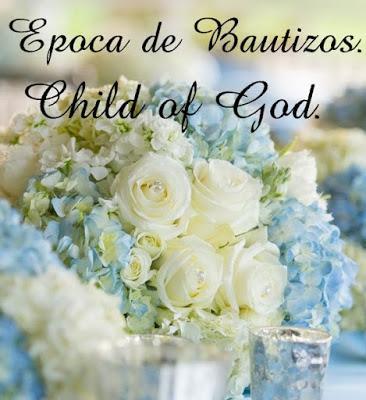 Invitación Bautizo - Child of God - Sweet Little Angel.