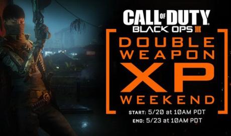 call of duty black ops iii doble xp arma 20 mayo