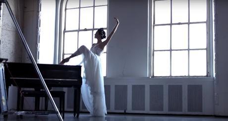 En pointe. Wedding dress