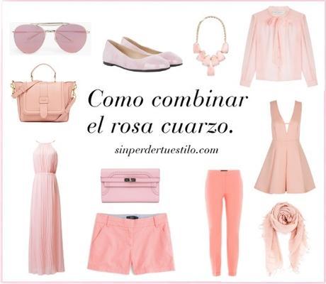 como combinar el rosa cuarzo. Pantone 2016