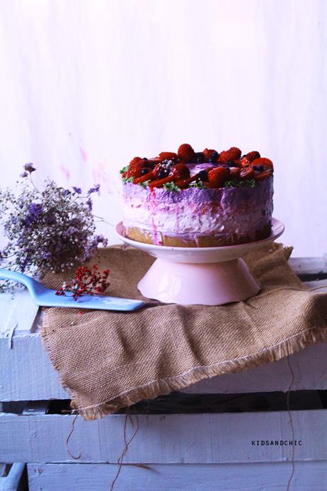 tarta mousse frutos rojos -kidsandchic-sinhorno-jaquealareina