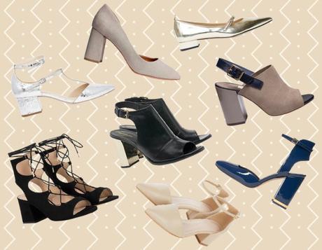 Zapatos de tacón finos y gruesos, los modelos del 2016 