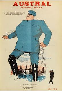 1913 Dibujante Eguren Larrea y Revista Austral