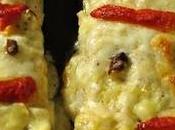 Calabacines salsa nueces queso