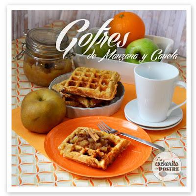 GOFRES DE MANZANA Y CANELA / CINNAMON AND APPLE WAFFLES