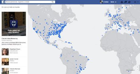 Descubre quién está transmitiendo desde Facebook Live en cualquier parte del mundo