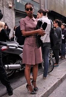 Moda callejera:  MILAN desfiles primavera/verano 2011.