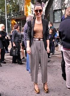 Moda callejera:  MILAN desfiles primavera/verano 2011.