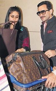 Kareena Kapoor y Saif Ali Khan en Suiza