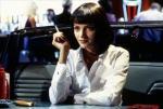 Uma Thurman fumando en Pulp Fiction