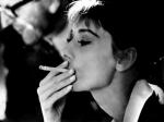 Audrey smoking