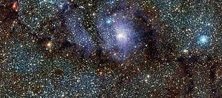 Fotografía infrarroja de la Nebulosa de la Laguna