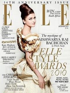 Polémica por el aclarado de piel de Aishwarya Rai en Elle