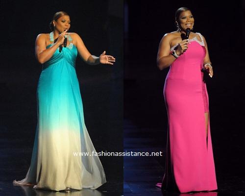 Queen Latifah presentó los 2011 People's Choice Awards. Cómo llevar con estilo una talla xl