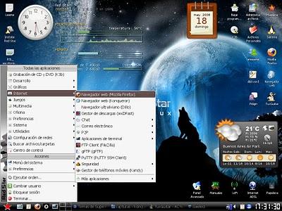 Estrella Roja GNU/Linux: algunas capturas de pantalla