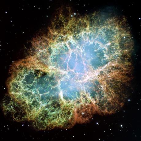 Detectan inesperados chorros de rayos gamma en la nebulosa del Cangrejo