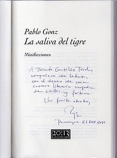 La saliva del tigre - Pablo Gonz
