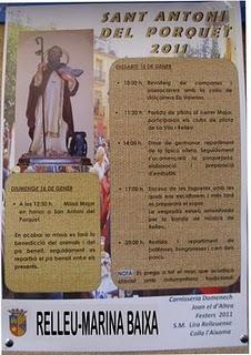 Fiestas de San Antón 2011 en la Provincia de Alicante