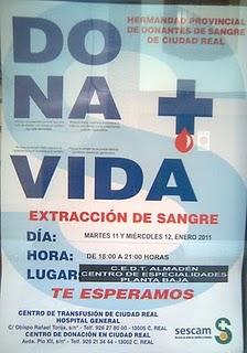 Donación de sangre en Almadén