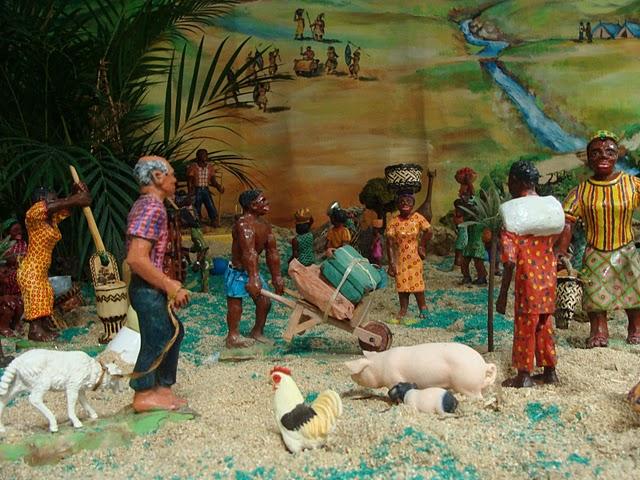 Belenes africanos y del resto del mundo