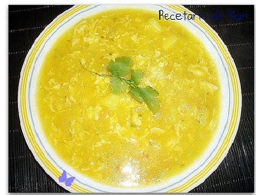 SOPA DE HUEVO